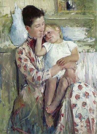 Mary Cassatt Mother and Child Norge oil painting art